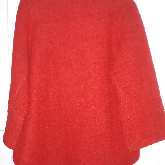 NWOT Brilliant Red Wool Italian Jacket - Picture 4 of 4